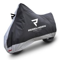 REBELHORN Pokrowiec na motocykl Cover II Black/Sil REBELHORN Pokrowiec na motocykl Cover II Black/Sil