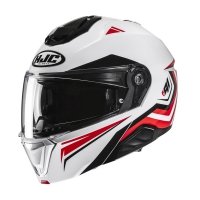 HJC KASK SYSTEMOWY I91 TRICUS WHITE/RED