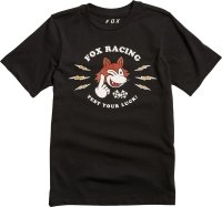 FOX T-SHIRT JUNIOR TEST YOUR LUCK BLACK FOX T-SHIRT JUNIOR TEST YOUR LUCK BLACK
