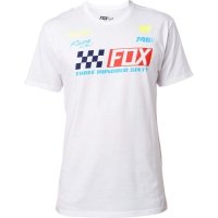 FOX T-SHIRT FOX REPAIRED OPTIC WHITE FOX T-SHIRT FOX REPAIRED OPTIC WHITE
