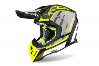 AIROH KASK AVIATOR 2.3 AMS2 GLOW CHROME YELLOW AIROH KASK AVIATOR 2.3 AMS2 GLOW CHROME YELLOW