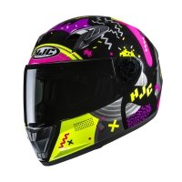 Kask Motocyklowy Junior Hjc Y10 Mika Black Pink