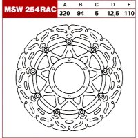 TRW Tarcza hamulcowa MSW254RAC HONDA VTR 1000 SP1 TRW Tarcza hamulcowa MSW254RAC HONDA VTR 1000 SP1