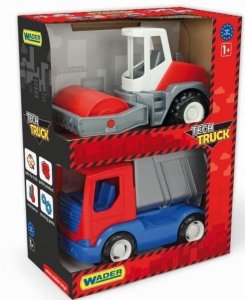 Tech Truck  wywrotka i walec Wader 35375