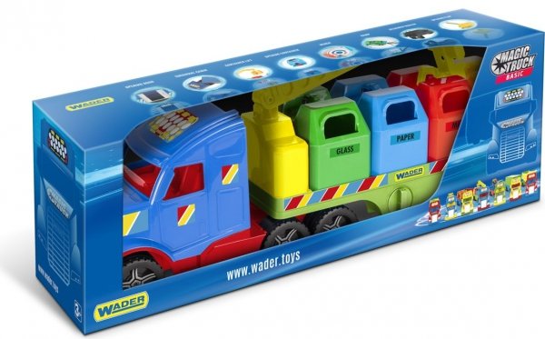 Magic Truck Basic śmieciarka Wader 36321