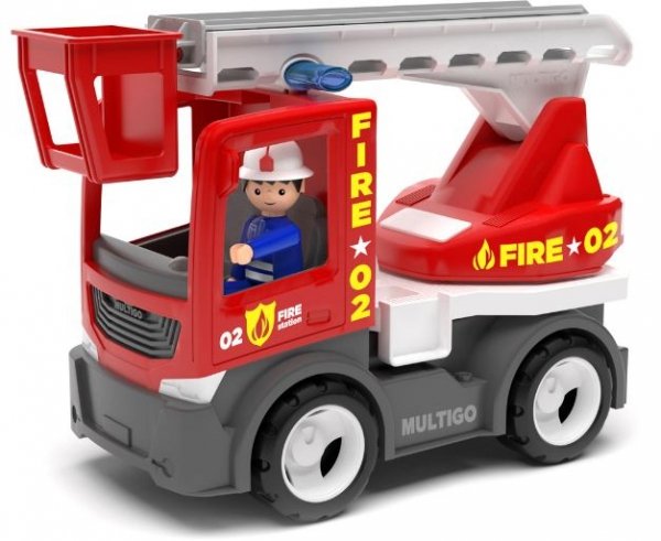 Multigo Fire ciężarówka z drabiną ze strażakiem IGRACEK EF27279