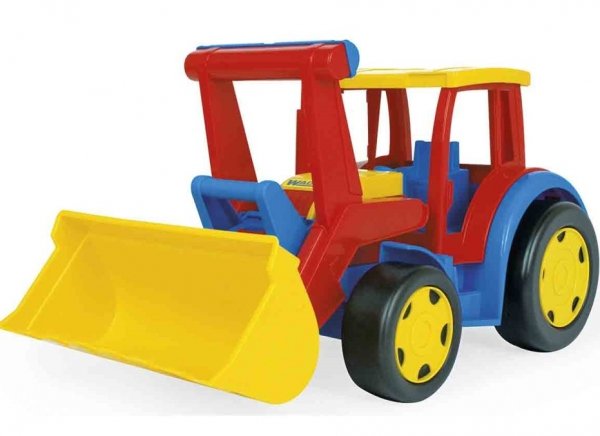 Gigant Traktor ładowarka czerwono-żółtym Wader 66009