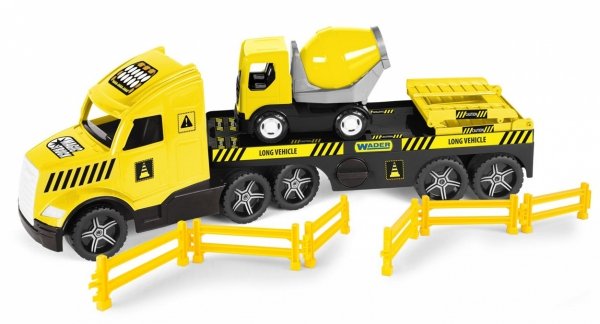 Magic Truck Technic laweta z betoniarką Wader 36461