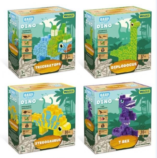 Baby Blocks Dino diplodok WADER 41493