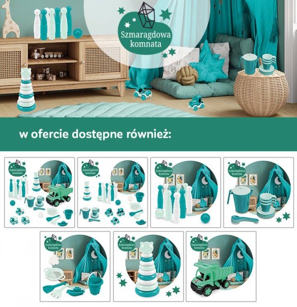 Szmaragdowa komnata – Zestaw zabawek Comfort Room 5w1