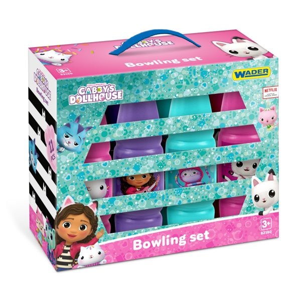 Koci Domek Gabi kręgle w kartonie Wader 82190