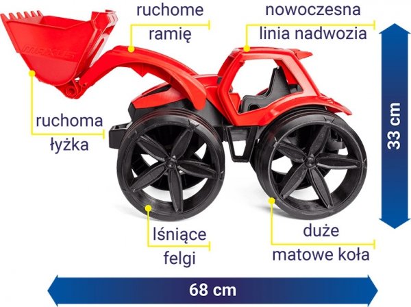 Spychacz MAXIMUS Wader 64510 -zielony