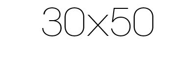 30x50
