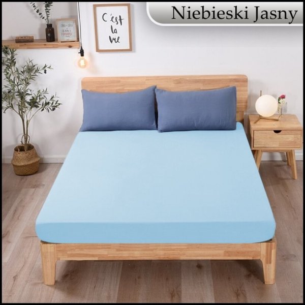 PRZEŚCIERADŁO JERSEY Z GUMKĄ 120x200 cm KWADRAT
