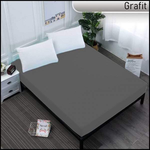 PRZEŚCIERADŁO JERSEY Z GUMKĄ 180x200 cm RULON