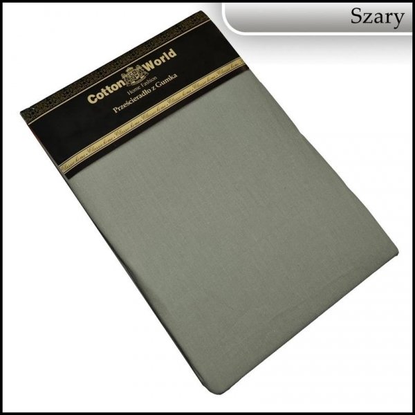 PRZEŚCIERADŁO BAWEŁNIANE Z GUMKĄ 200x220 COTTON WORLD