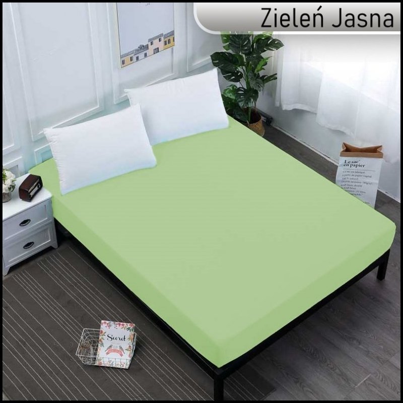 PRZEŚCIERADŁO JERSEY Z GUMKĄ 200x200 cm RULON