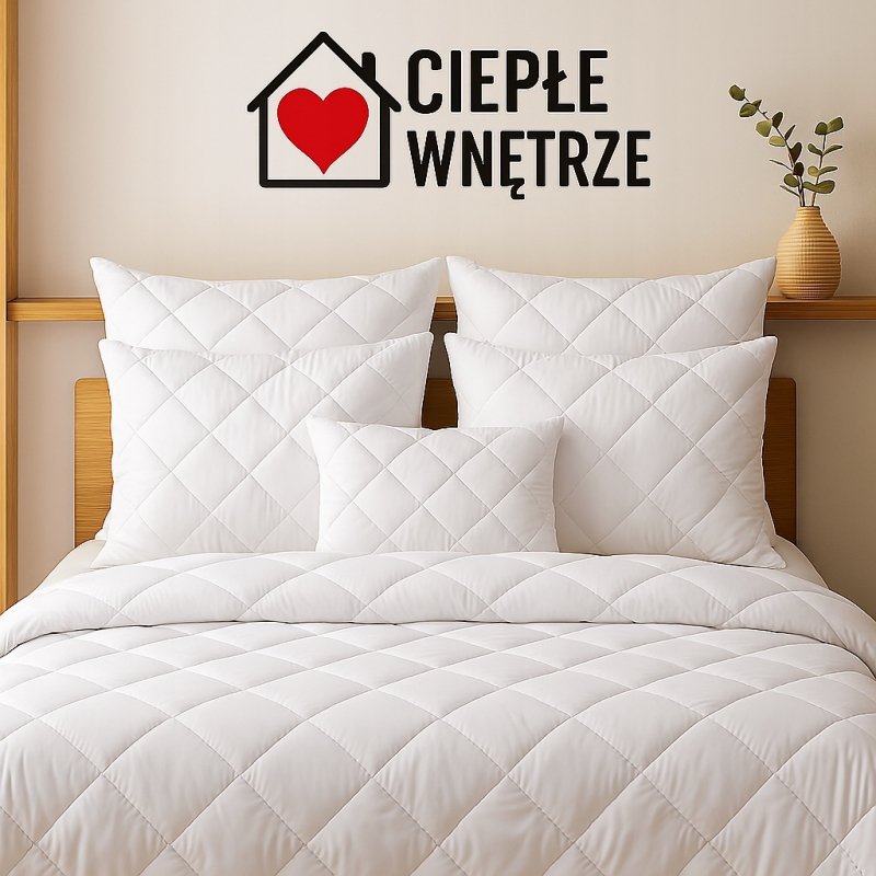 Poduszka 40x40 Antyalergiczna Pikowana GRUBA Polska HCS