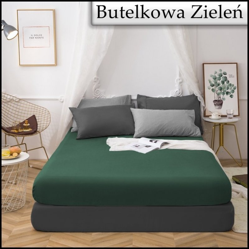 PRZEŚCIERADŁO BAWEŁNIANE Z GUMKĄ 90x200 FASHION