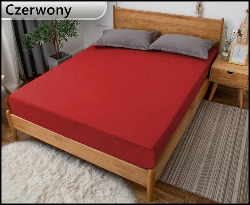 PRZEŚCIERADŁO GRUBE JERSEY Z GUMKĄ 90x200 cm