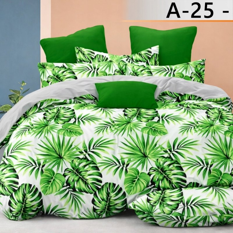 POŚCIEL 200x220 BAWEŁNA KOMPLET POŚCIELI BAWEŁNIANEJ + 2 POSZEWKI WZÓR A-25