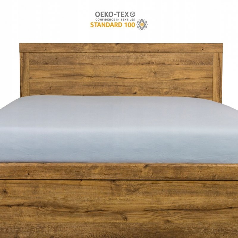 Prześcieradło 220x240 z Gumką GRUBA Bawełna Premium Bok 30 cm Popielaty