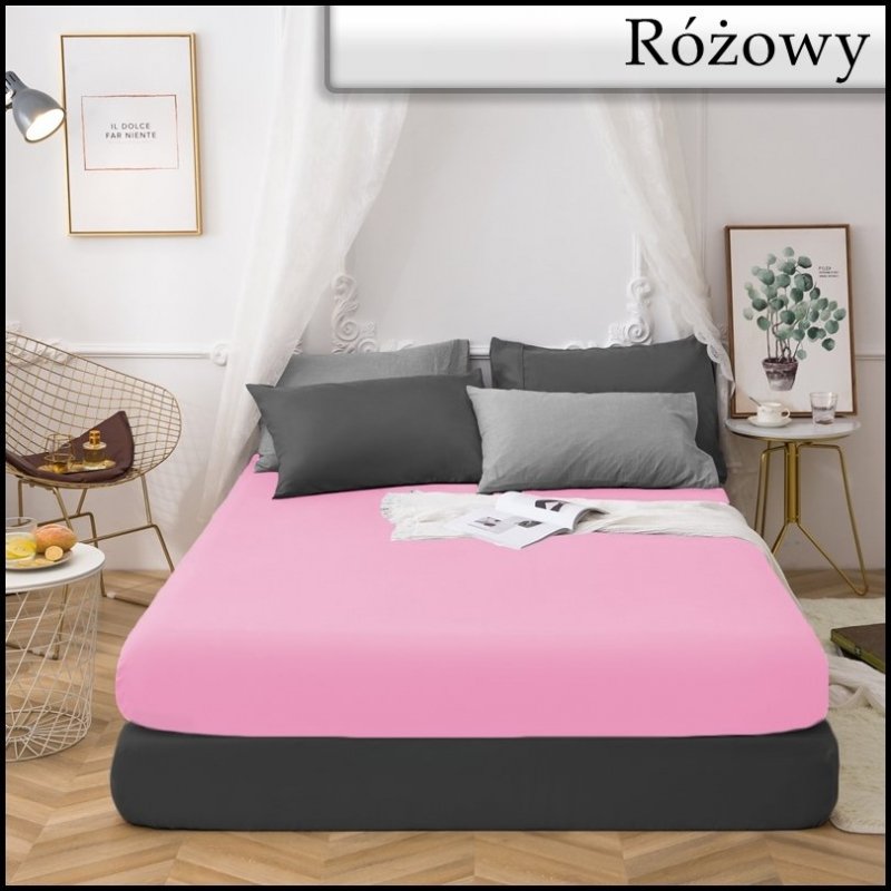 PRZEŚCIERADŁO BAWEŁNIANE Z GUMKĄ 140X200 FASHION