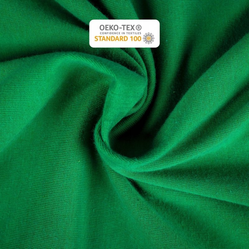 Prześcieradło Jersey z Gumką 160x200 Bawełna Bok 30 cm butelkowa zieleń