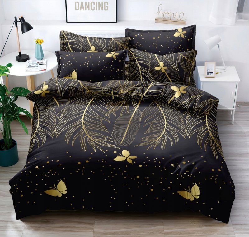 POŚCIEL 200x220 BAWEŁNA KOMPLET POŚCIELI BAWEŁNIANEJ + 2 POSZEWKI A-2225