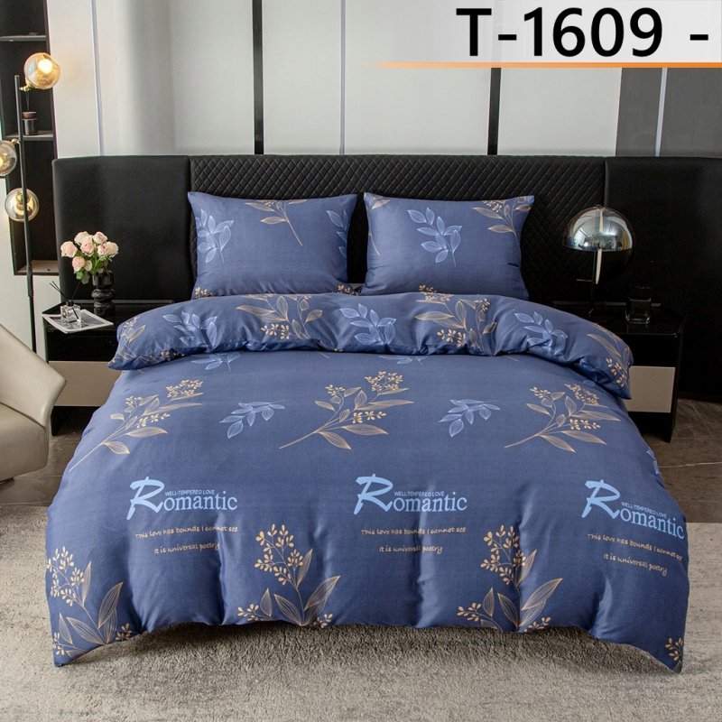 POŚCIEL 200x220 KOMPLET POŚCIELI + 2 POSZEWKI WZÓR T-1609