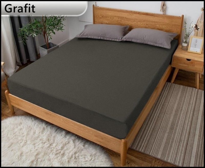 PRZEŚCIERADŁO FROTTE GRUBE Z GUMKĄ 180x200 cm