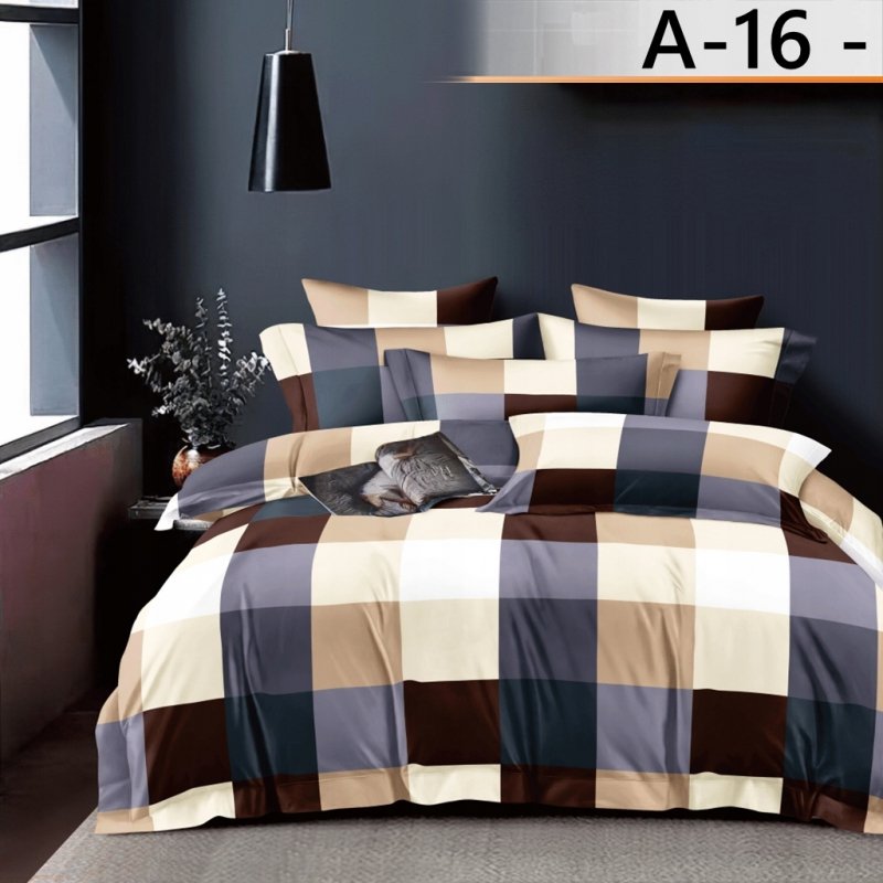 POŚCIEL 200x220 BAWEŁNA KOMPLET POŚCIELI BAWEŁNIANEJ + 2 POSZEWKI WZÓR A-16