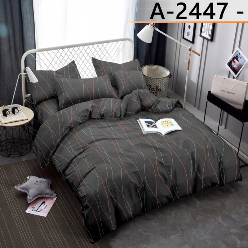 POŚCIEL 200x220 BAWEŁNA KOMPLET POŚCIELI BAWEŁNIANEJ + 2 POSZEWKI A-2447