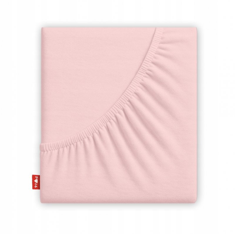 Prześcieradło 100x200 z Gumką GRUBA Bawełna Premium Bok 30 cm Pudrowy róż