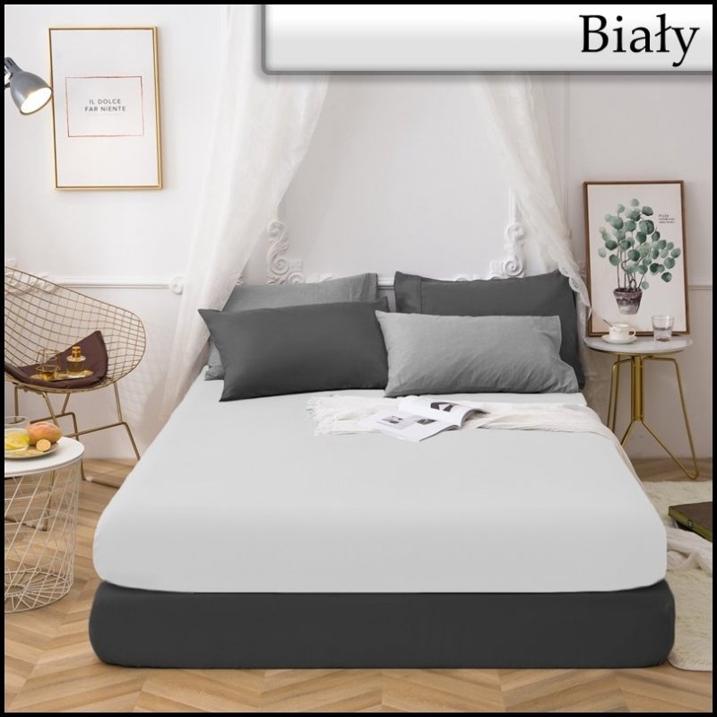 PRZEŚCIERADŁO BAWEŁNIANE Z GUMKĄ 160X200 FASHION