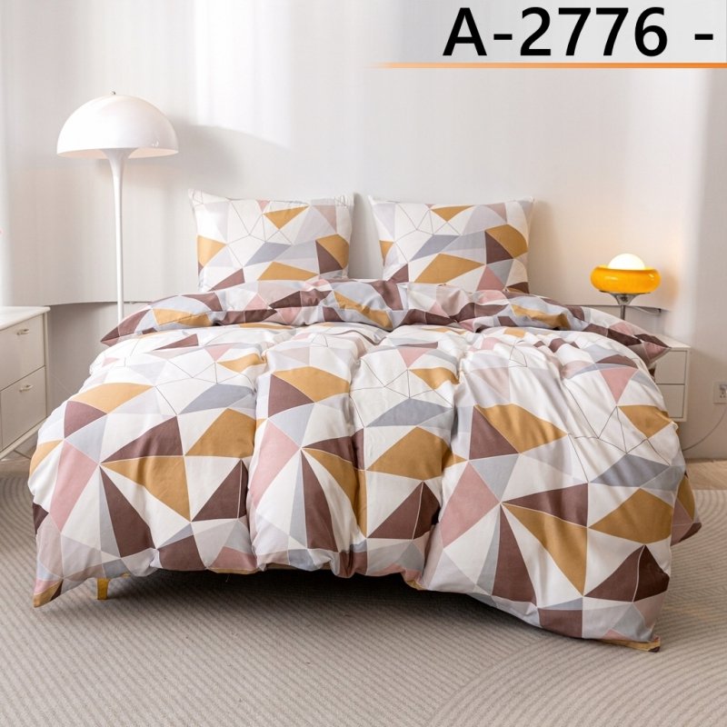 POŚCIEL 200x220 BAWEŁNA KOMPLET POŚCIELI BAWEŁNIANEJ + 2 POSZEWKI A-2776