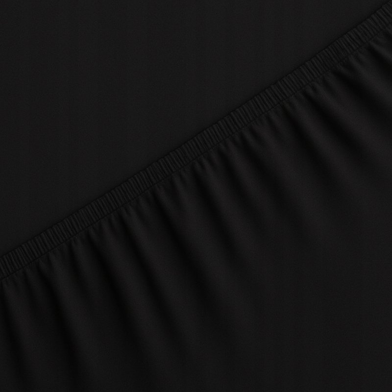 PRZEŚCIERADŁO Z GUMKĄ 200x220 CZARNY MATERAC ZAKŁADKA DO 25 CM