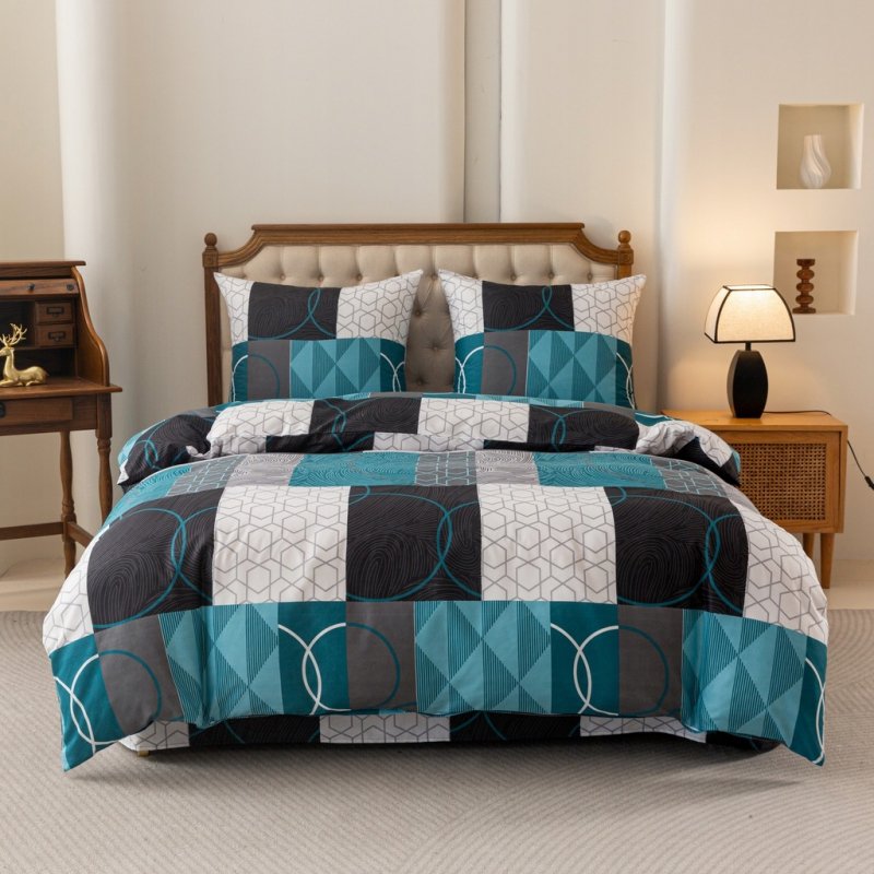 POŚCIEL 200x220 BAWEŁNA KOMPLET POŚCIELI BAWEŁNIANEJ + 2 POSZEWKI A-3055