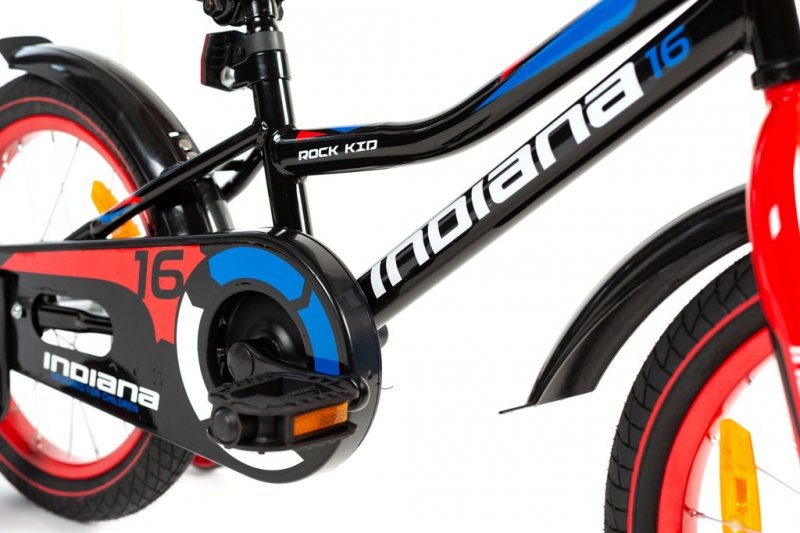 Rower dziecięcy INDIANA Rock Kid 16 dla chłopca R21 Hamulec v-brake