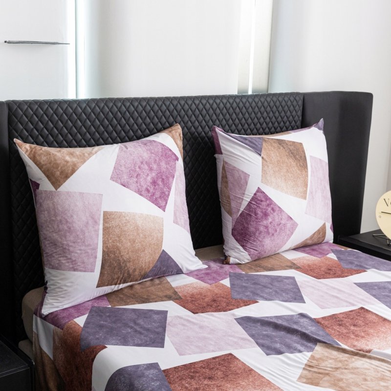 POŚCIEL 200x220 BAWEŁNA KOMPLET POŚCIELI BAWEŁNIANEJ + 2 POSZEWKI A-2787