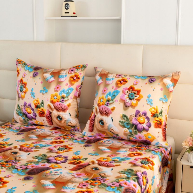 POŚCIEL 160x200 BAWEŁNA KOMPLET POŚCIELI BAWEŁNIANEJ + 2 POSZEWKI A-3299