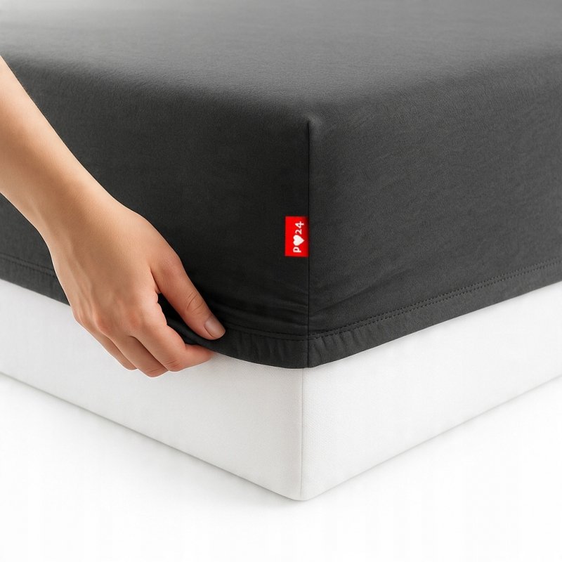 Prześcieradło Jersey z Gumką 120x200 Bawełna Czesana Bok 30 cm (WYBIERZ)