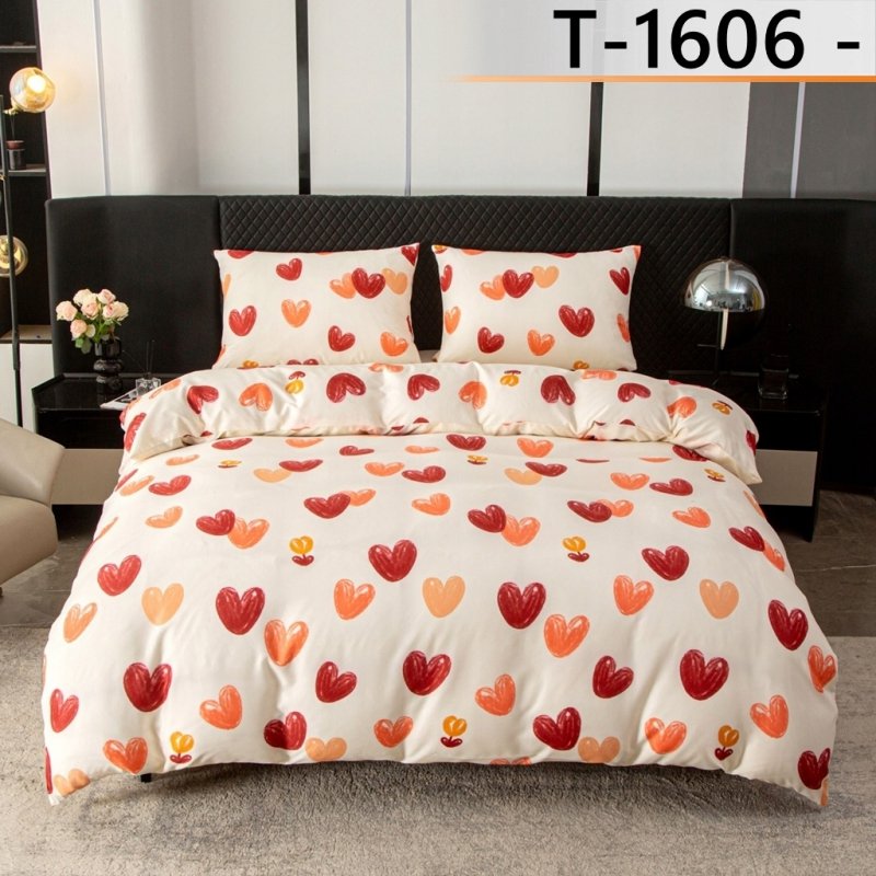 POŚCIEL 200x220 KOMPLET POŚCIELI + 2 POSZEWKI WZÓR T-1606