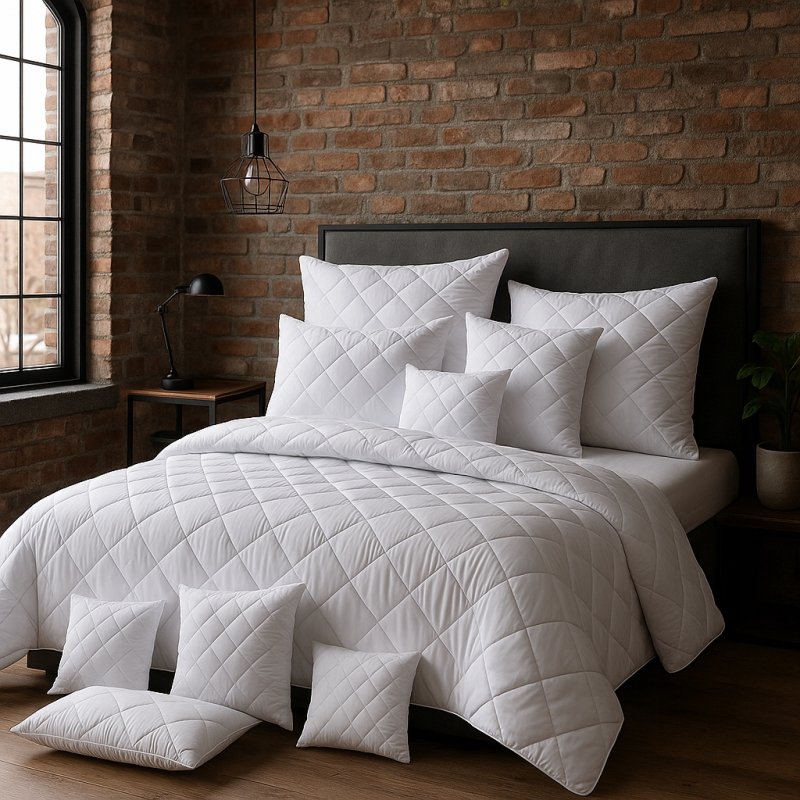 Gruba Poduszka 50x70 Mikrofibra z Zamkiem