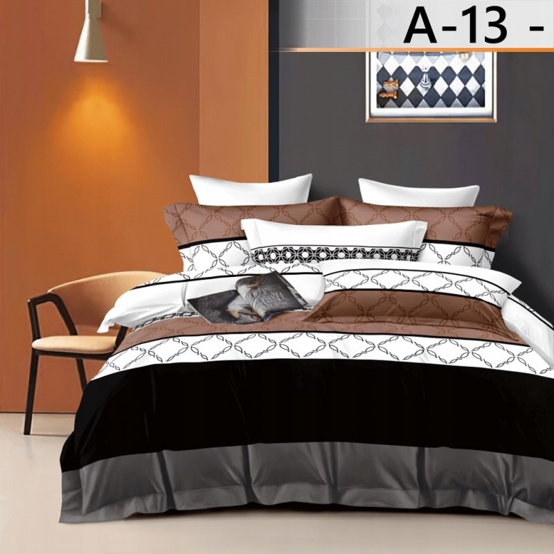 POŚCIEL 200x220 BAWEŁNA KOMPLET POŚCIELI BAWEŁNIANEJ + 2 POSZEWKI WZÓR A-13