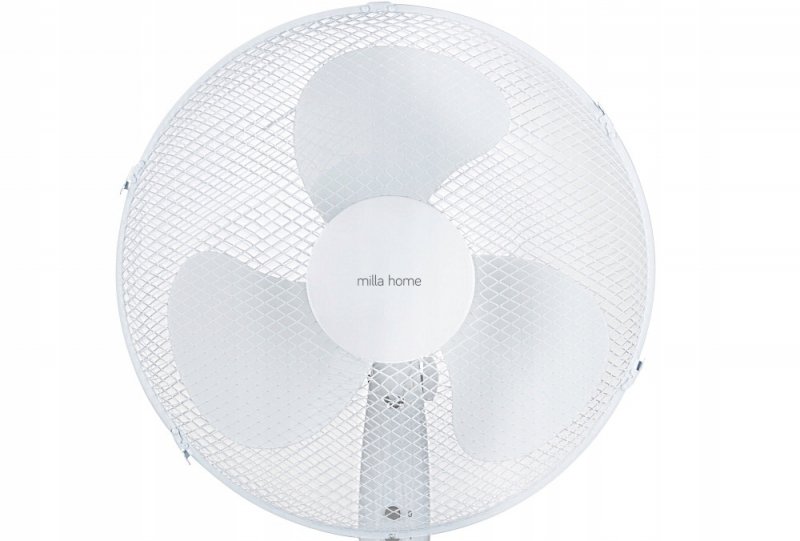 Wentylator podłogowy Milla Home MFN105 biały stojący regulacja mocy