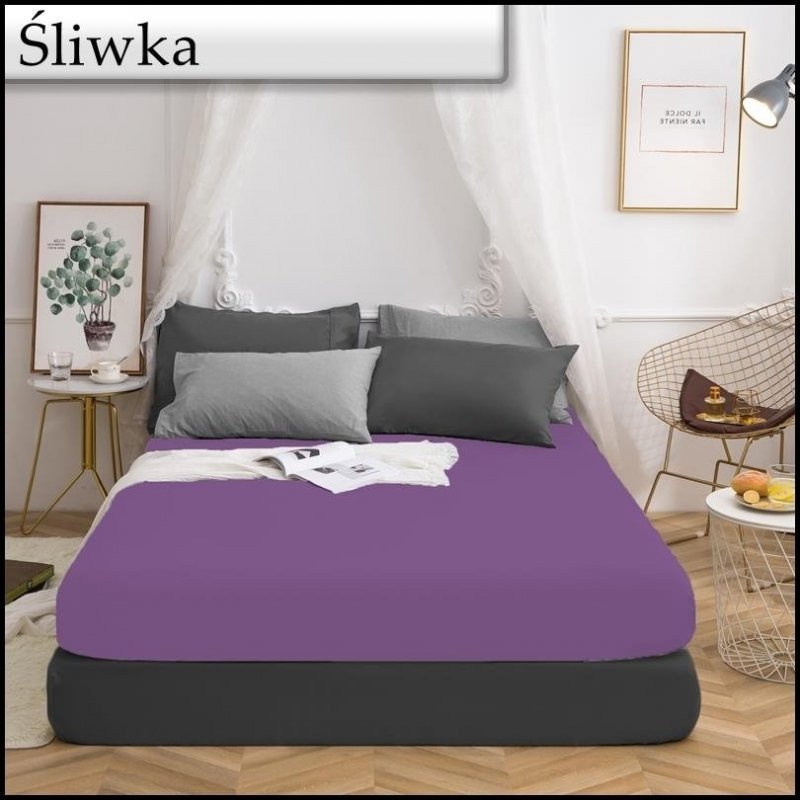 PRZEŚCIERADŁO BAWEŁNIANE Z GUMKĄ 140X200 FASHION