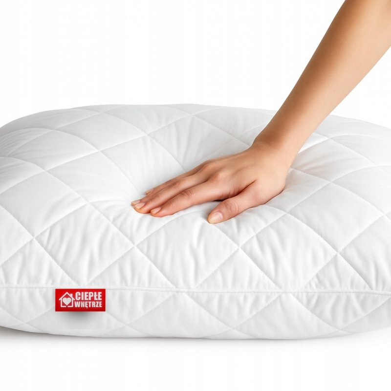 Poduszka 40x40 Antyalergiczna Pikowana GRUBA Polska HCS