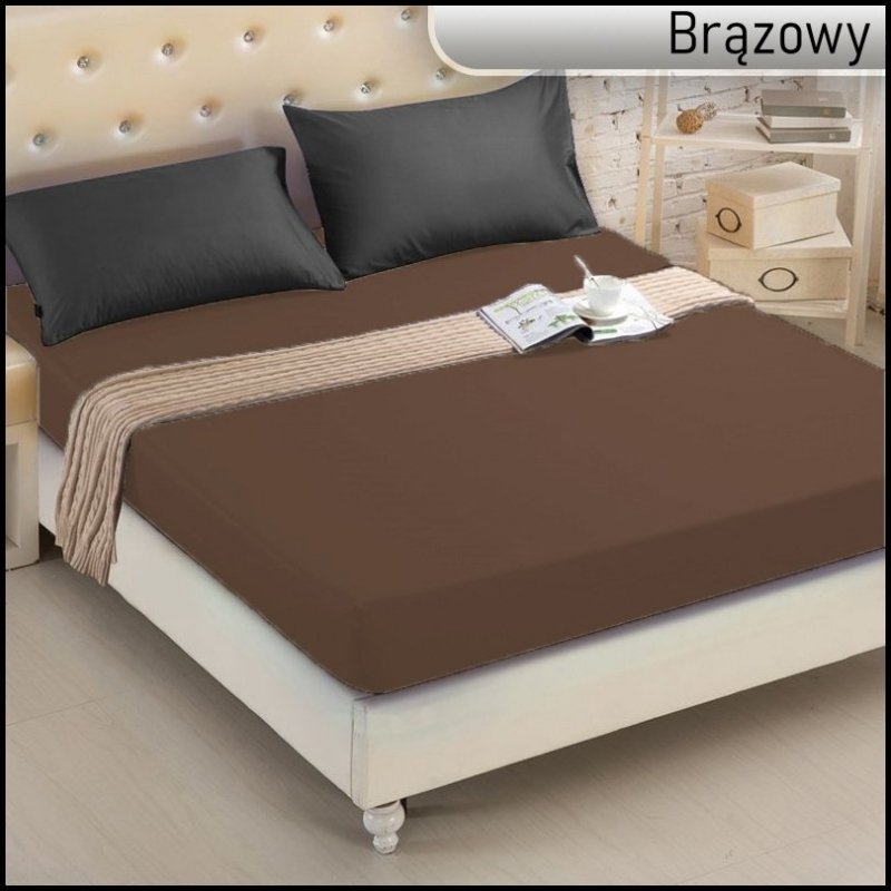 PRZEŚCIERADŁO FROTTE Z GUMKĄ 160x200 cm RULON