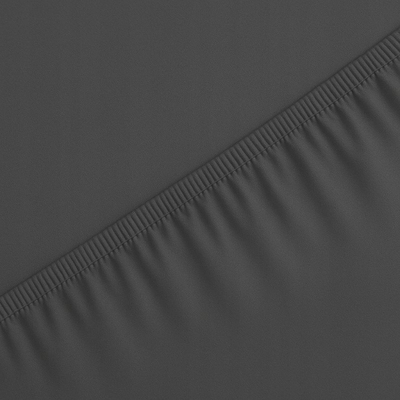 PRZEŚCIERADŁO Z GUMKĄ 160x200 GRAFIT MATERAC ZAKŁADKA DO 25 CM